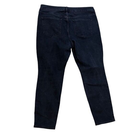 Old Navy Pop Icon skinny black jeans with stretch size 14 short - Picture 1 of 9